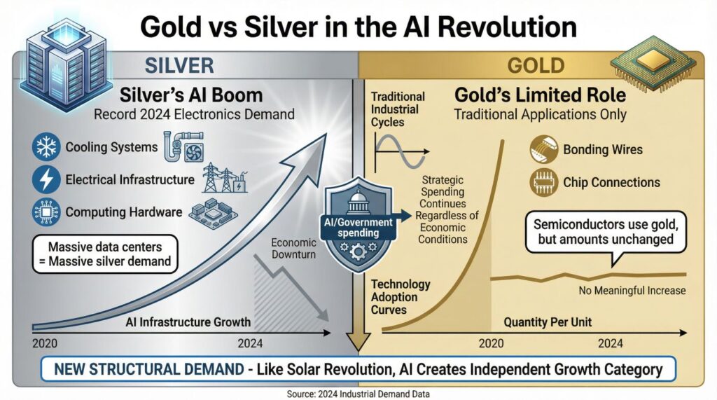Gold & Silver Industrial Uses - Including AI